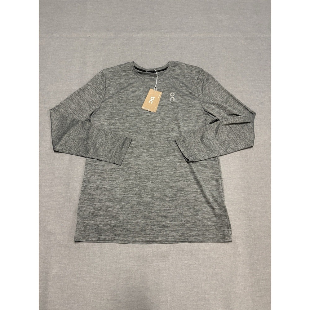 On Cloud Running Core T Shirt Mens Medium Long Sleeve Heather Gray NWT NEW